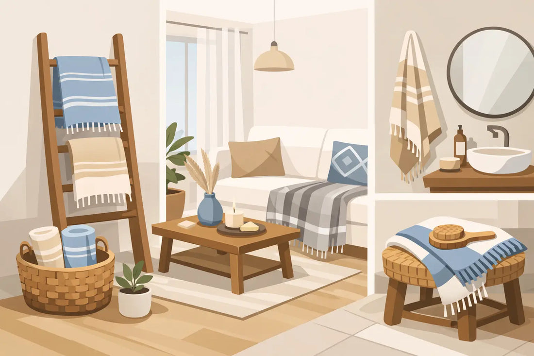 Cómo usar peshtemal en casa con estilo