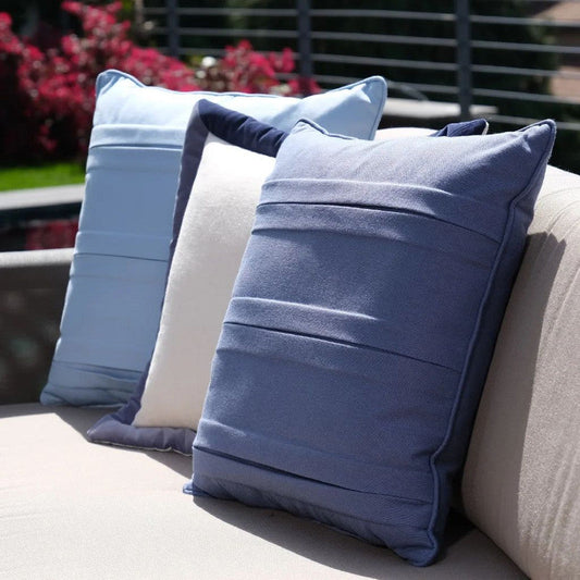 Cojín Decorativo Pieghe - Azul Bebé