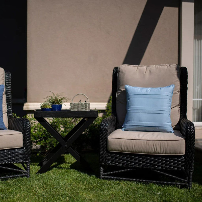 Cojín Decorativo Pieghe - Azul Bebé