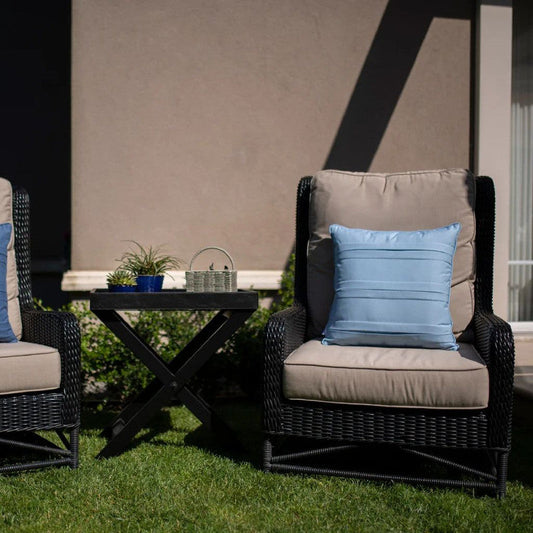Cojín Decorativo Pieghe - Azul Bebé