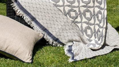 Modern Positano Jacquard Blanket