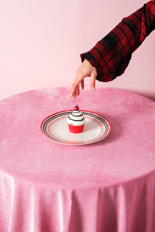 Set De 4 Platos De Servicio De Porcelana Holiday - 27 Cm