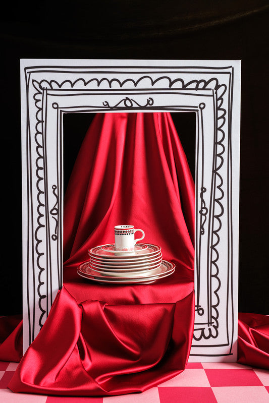 Set De 2 Tazas De Espresso Doble De Porcelana Holiday - Edición Regalo