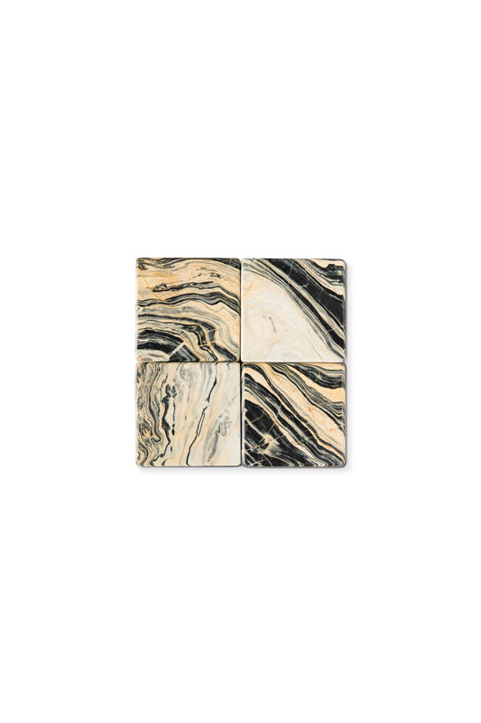 Set de 4 Coasters - Amarillo