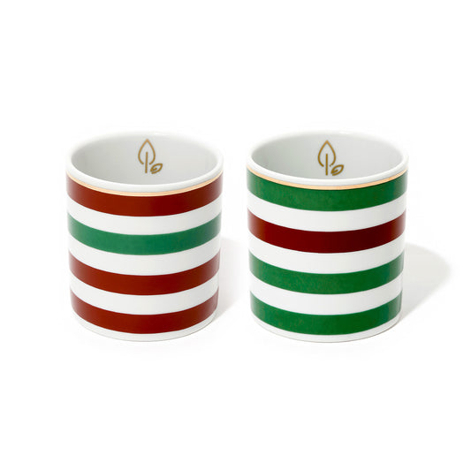 Set 2 Mugs Noel Fern&Co x Melez - Colaboración Navideña Mediterránea Exclusiva