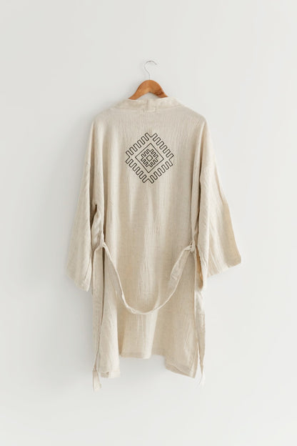 Handmade Kimono "Pıtrak" - Anatolian Textile Amulet
