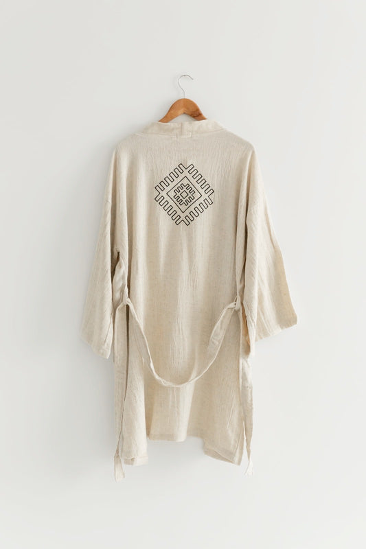 Handmade Kimono "Pıtrak" - Anatolian Textile Amulet