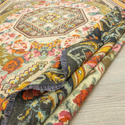 Liber Geometric Design Karabagh Kilim Artesanal Natural Wool 233x355cm – Origen Sostenible