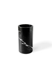 Black Infinity Holder Vase - Marble Mystery That Transcends the Decorative