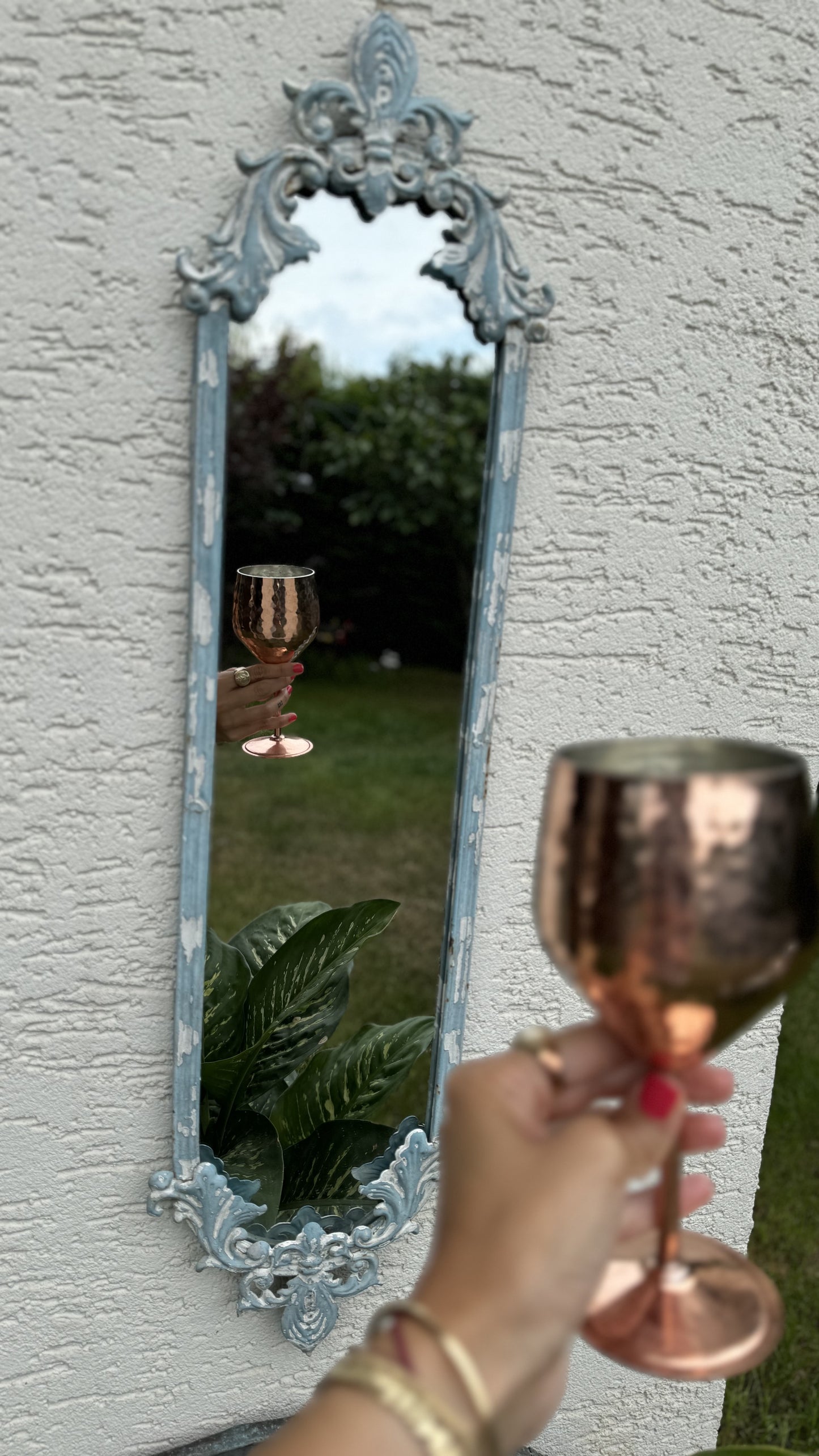 Handcrafted Copper Cocktail Glass - Where Every Toast Becomes Ceremonial