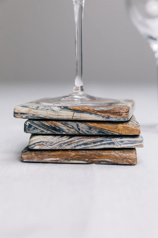 Set de 4 Coasters - Gris