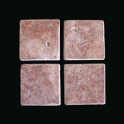 Posavasos B1K - Elegancia Persa Con Travertino Rojo Natural