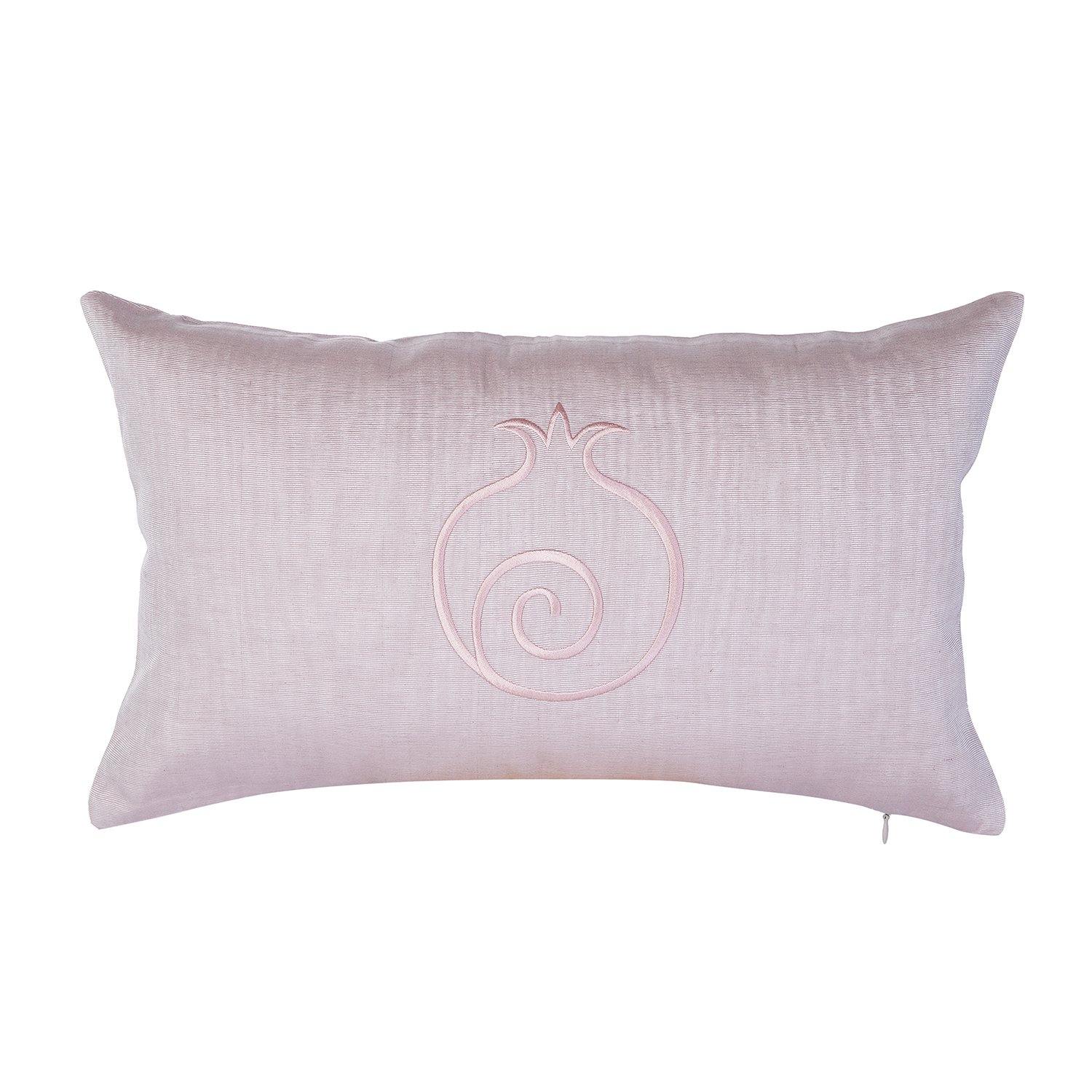 Pink Pomegranate Cushion - Mediterranean Sweetness in Kutnu Silk