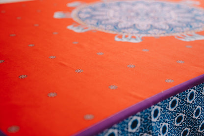 Taj Mahal Stain-Resistant Tablecloth - Imperial Elegance that Conquers Your Table