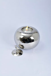 Jarrón Silver en Cobre Artesanal Mediterráneo