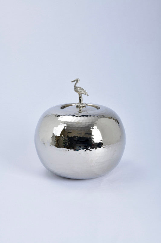 Jarrón Silver en Cobre Artesanal Mediterráneo