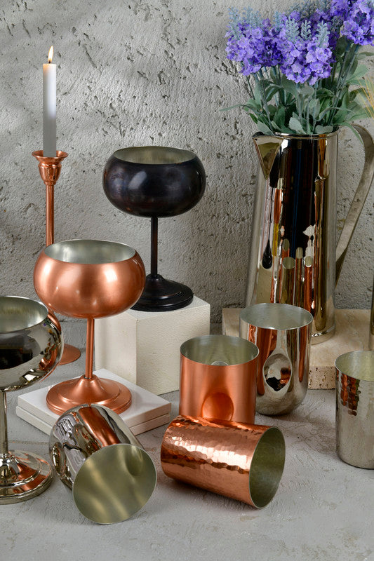 Roma Chalice - Mediterranean Handcrafted Copper