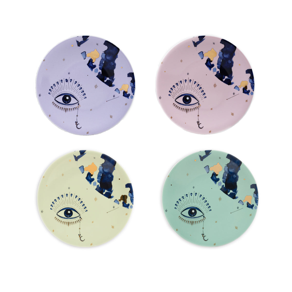 Set 4 Bandejas Organizadoras Spirit Eye - Regalo Funcional Colorido