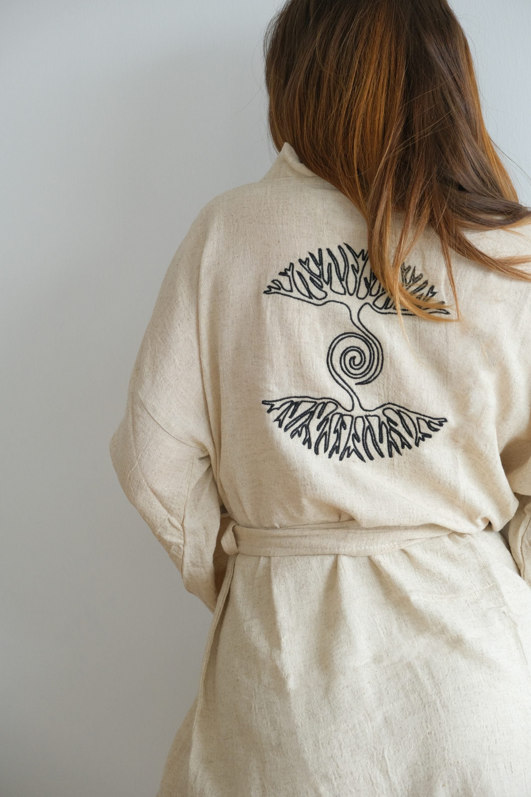 Kimono Premium "As Above So Below" - Arte Textil Sostenible