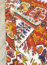 Halas Handwoven Silk Kilim Artesanal Natural Silk 169x236cm – Origen Sostenible