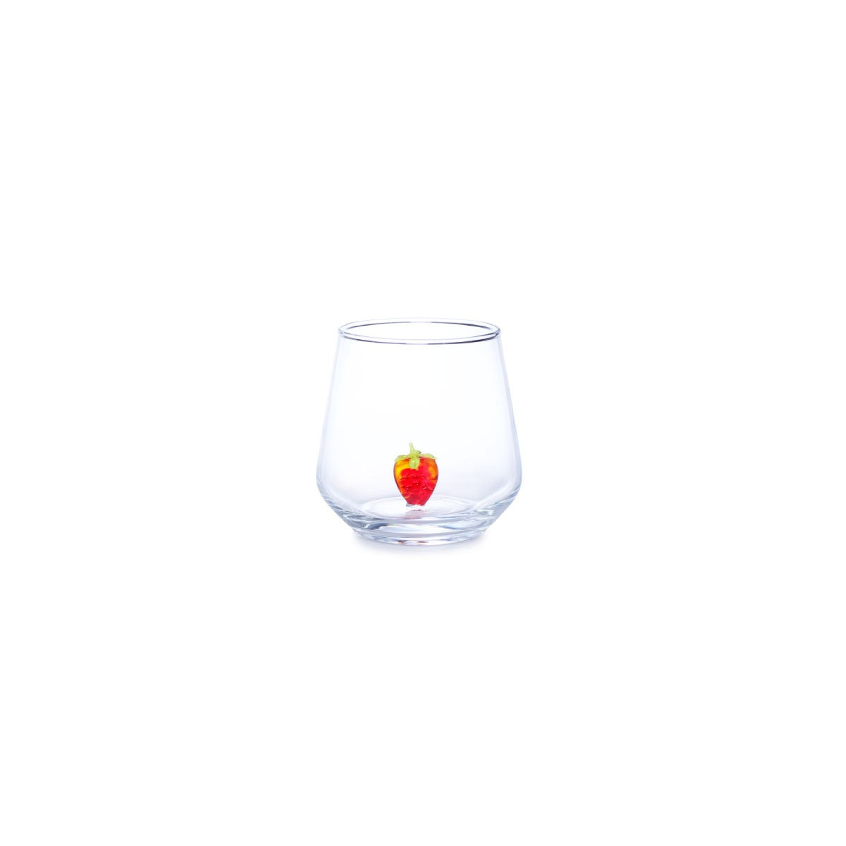 Vaso Espresso Cristal Fresa Bon Appetit - Elegancia Frutal Mediterránea