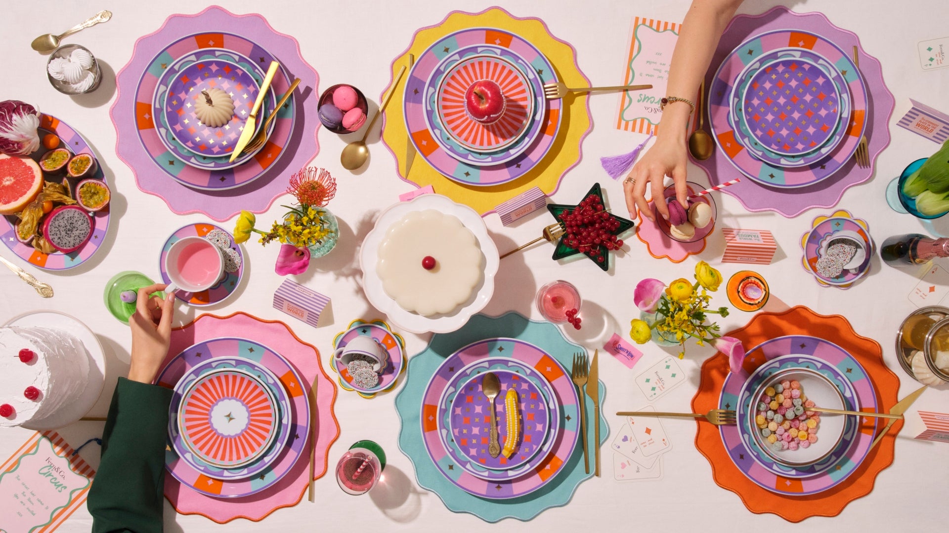 Taza Té Circus - Diversión Colorida para Infusiones