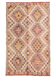 Hamed Double Wings Hand-Woven Cicim Kilim Artesanal Natural Wool 182x297cm – Origen Sostenible