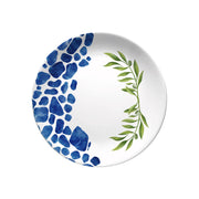 Set 4 Platos Pequeños Crucero Santorini - Cerámica Mediterránea Insular Lujo