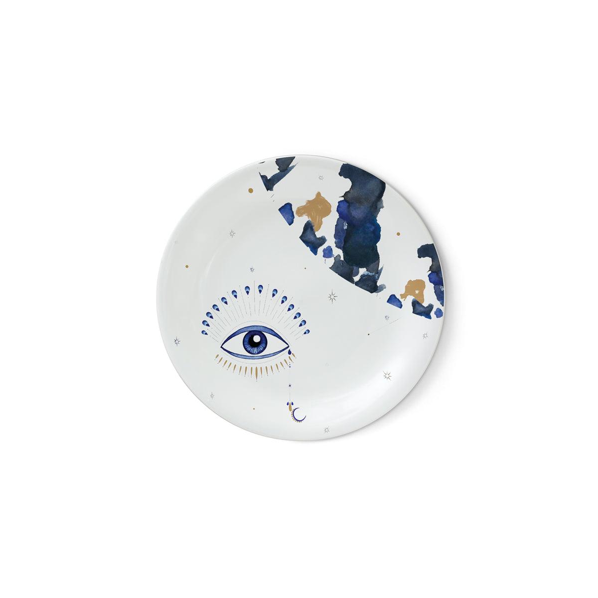 Spirit Eye – Plato Aperitivo - Porcelana con Oro 24K