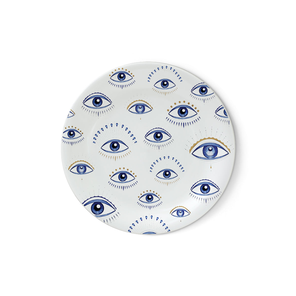 Spirit Eye – Dessert Plate - 24K Gold Porcelain