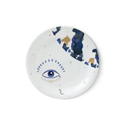 Spirit Eye Collection – Plato de Postre - Porcelana Decorada con Oro 24K