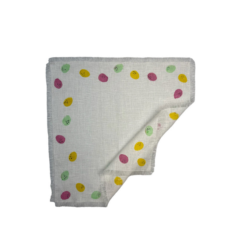 Set of 6 Easter Napkins - Festive Spring Linen