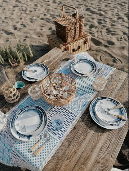 Aqua Blu Table Runner