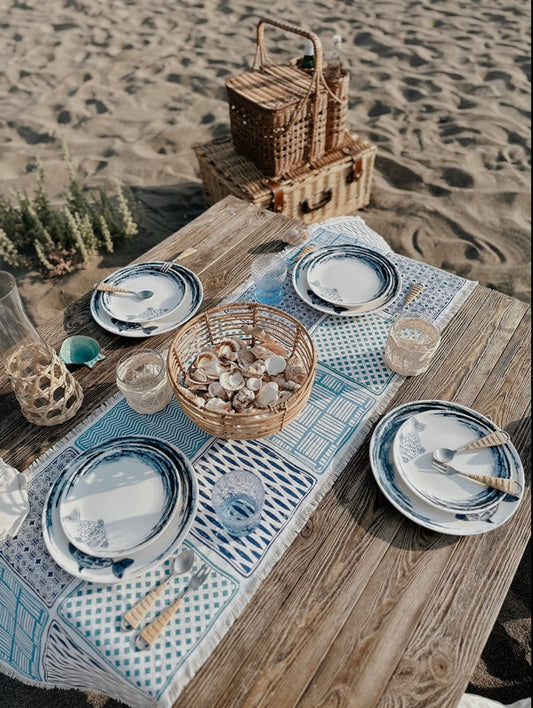 Aqua Blu Table Runner