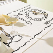 Camino De Mesa the Cocktail Club - Lino Artesanal Para Mesas Sofisticadas