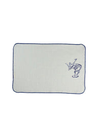 Mantel Individual Aqua Blu Mermaid - Set De 6 (SIRENA DENTRO DE COPA)