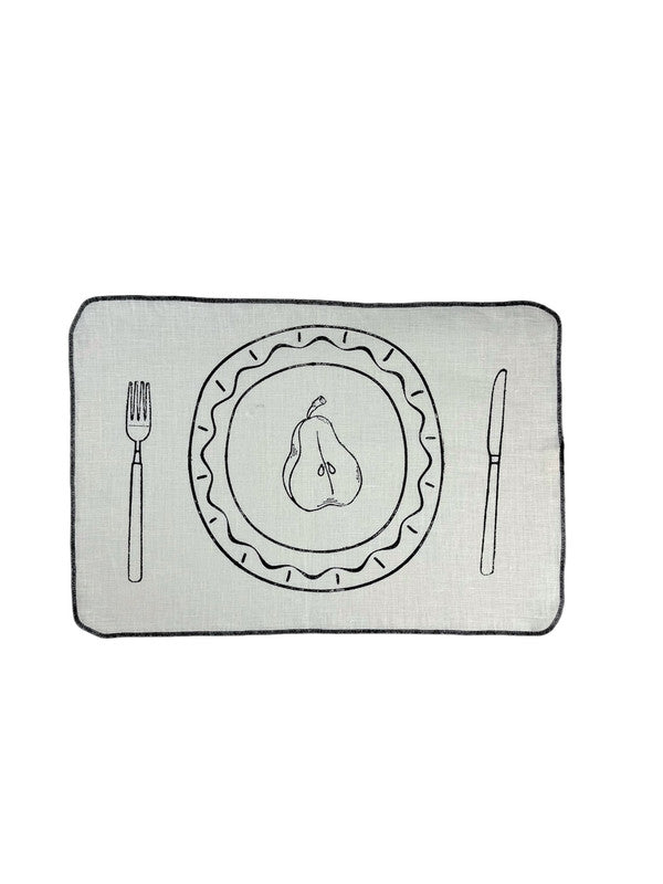 Mantel Individual Table Setting Pear - Set De 6