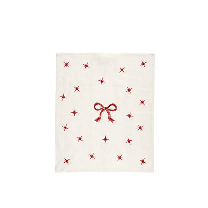 Set de 2 Paños de Cocina Lane Christmas Edition Red - Lino Festivo Premium