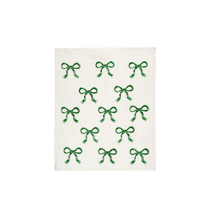Set de 2 Paños de Cocina Lane Christmas Edition Green - Lino Ecológico Navideño