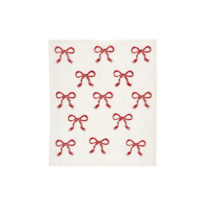 Set de 2 Paños de Cocina Lane Christmas Edition Red - Lino Festivo Premium