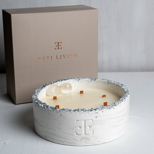 Vela Exclusiva Silver Muse - Colección Luna (900G)