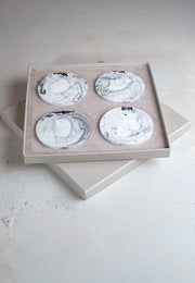 Posavasos "Black Rose" - Set de 4