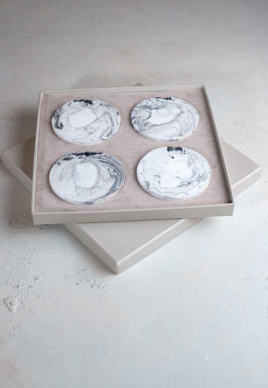 Posavasos "Black Rose" - Set de 4