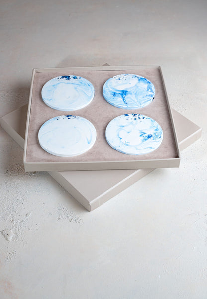 Posavasos "SPICY Blue" - Set de 4