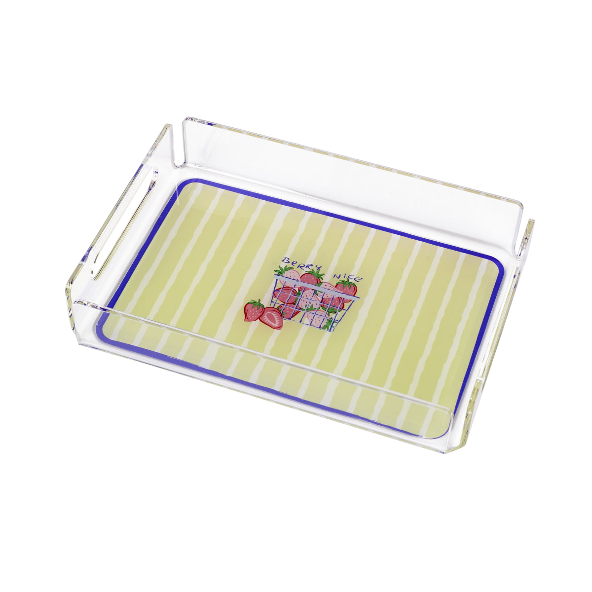 Bon Appétit Strawberry Small Tray - Strawberry Design