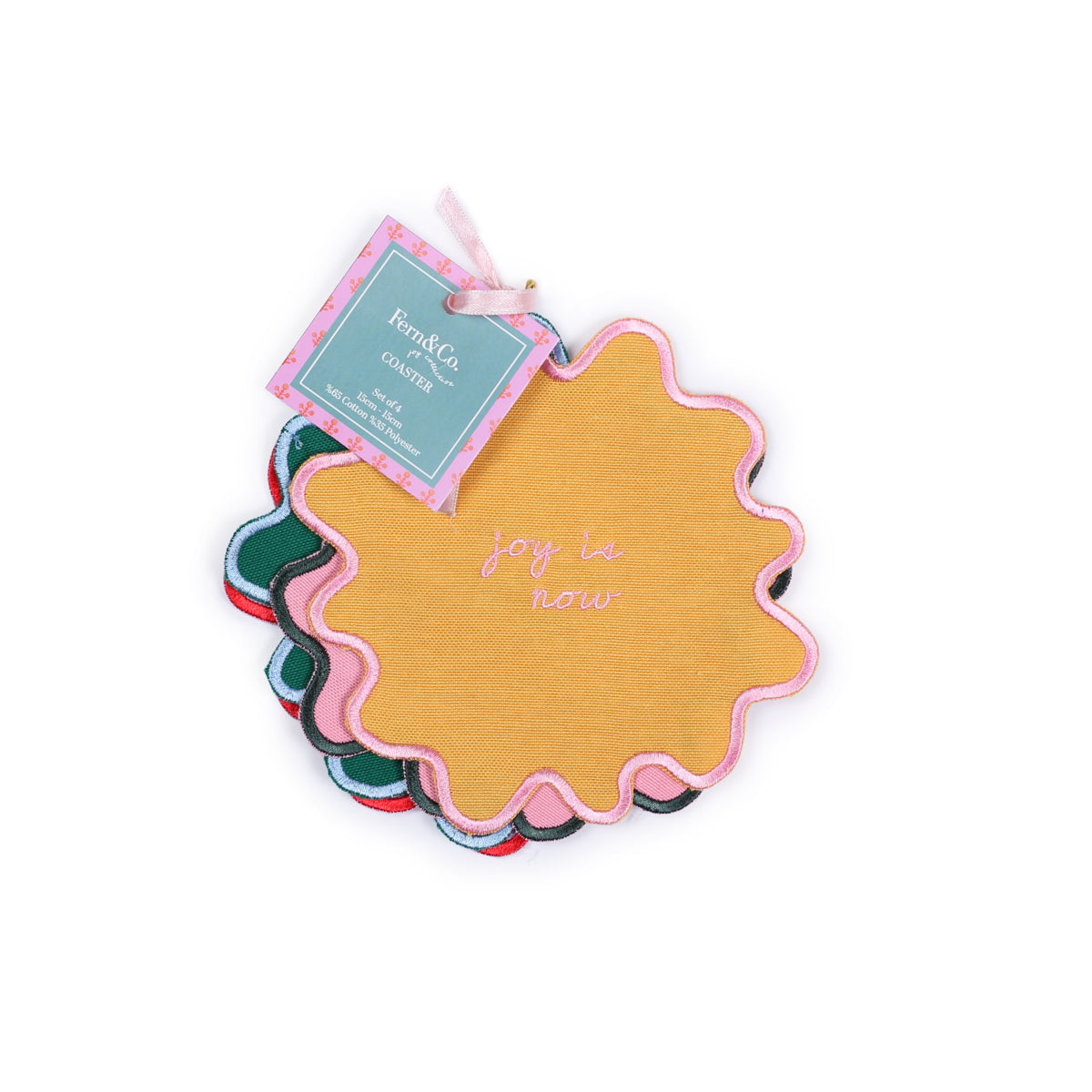 Set 4 Servilletas Cóctel Joy - Optimismo para Celebrar