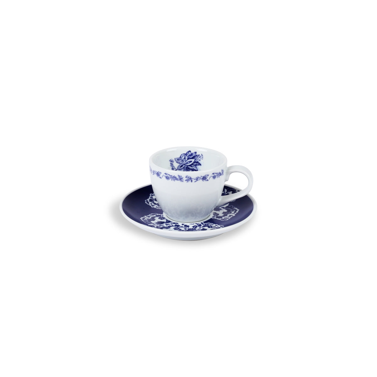 Taza Café Turco Jardín Georgiano - Cerámica Mediterránea Tradición Refinada