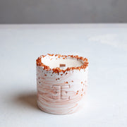 "ANTIQUE Gold" Candle with Crystals - Small 150g