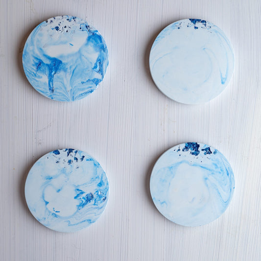 Posavasos "SPICY Blue" - Set de 4