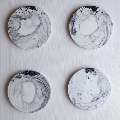 Posavasos "Black Rose" - Set de 4
